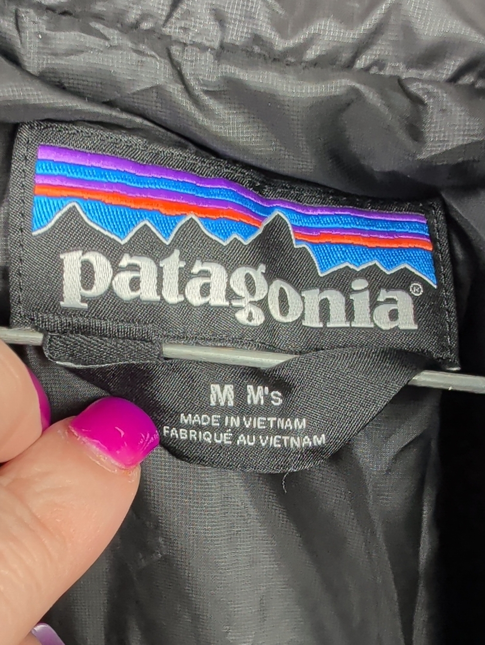 Patagonia Nano Puff Jacket Men's Medium Black Full Zip Puffer Outdoor - Picture 4 of 6